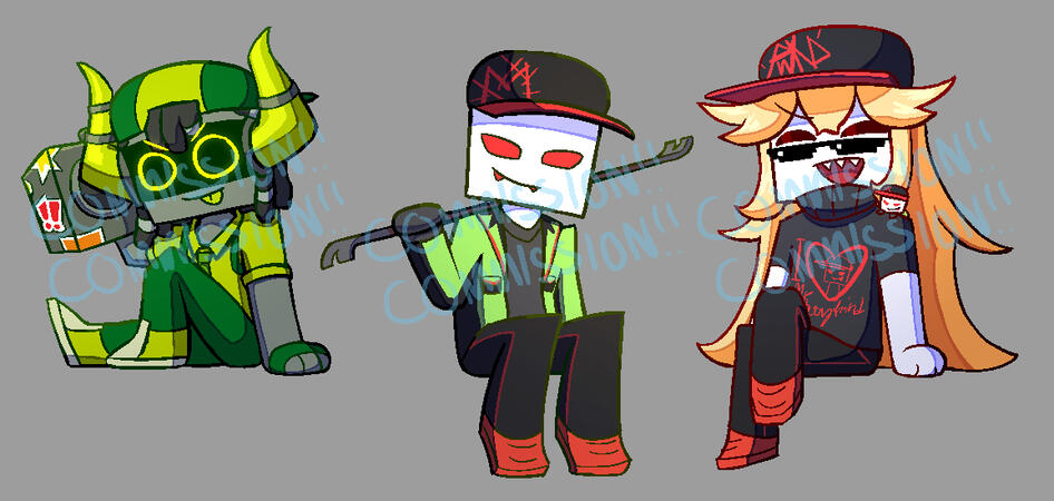 chibi commissions for someone&#39;s website